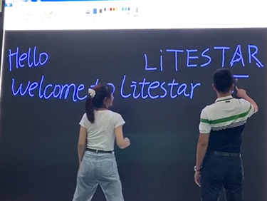 Litestar เปิดตัวผนังวิดีโอ LED แบบโต้ตอบ P1.9 GOB แบบสัมผัส