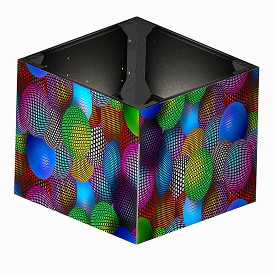 แผงด้านหน้า 90 องศา LED สำหรับจอแสดงผล LED แบบ Squre Column